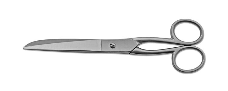 Nůžky pro domácnost 18 cm - nerez | KDS.cz