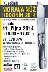 Blíží se výstava Morava nůž 2014
