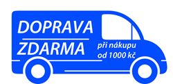 Free delivery on purchases of 1000 CZK or more!