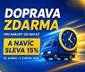 Doprava ZDARMA + SLEVA 15% !